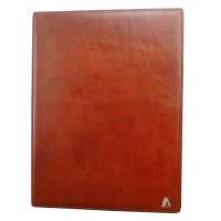 New Brown Business Document A4 Genuine Leather Conference Folder