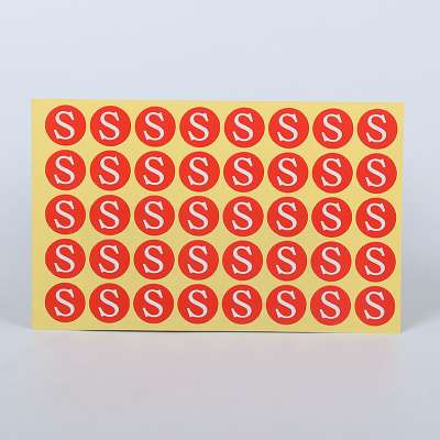 Adhesive Paper Sticker Size Label Private Small Size Sticker On A Roll or alone