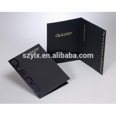 customized folder printing, 2016 special design promotional folder printing