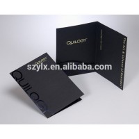 customized folder printing, 2016 special design promotional folder printing